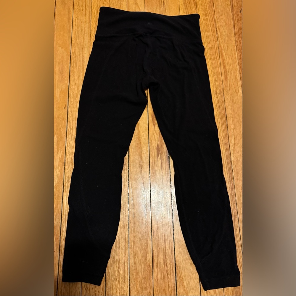Athleta Yoga 7/8 Pants Leggings Black Size Small